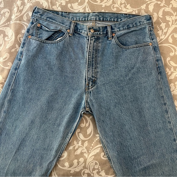 Levi’s 505 W38 L34 blue jeans - Picture 4 of 7